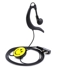 LM-001A笑脸  耳挂式对讲机耳机 雷曼克斯K口通用