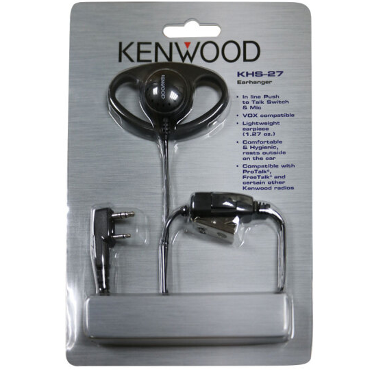 健伍KHS-27对讲机耳挂式