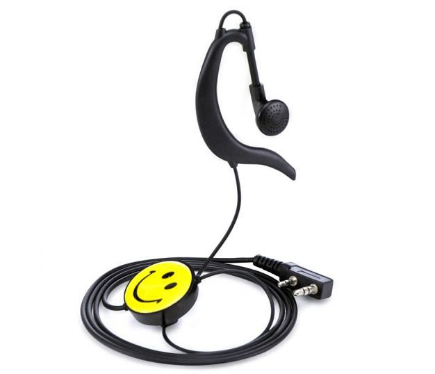 LM-001A笑脸  耳挂式对讲机耳机 雷曼克斯K口通用