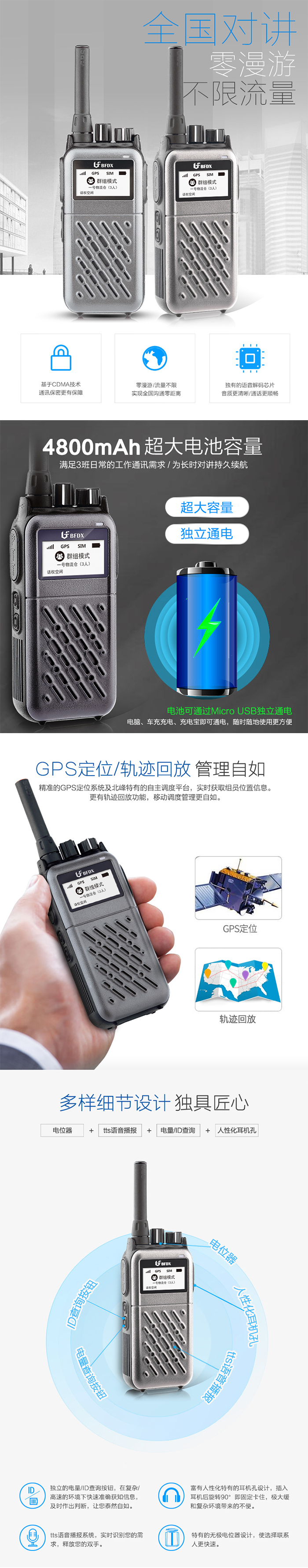 北峰BF-CM616G公网对讲机 北峰BF-CM616G公网对讲机