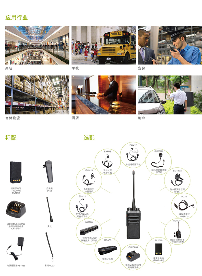 海能达TD520对讲机应用行业 海能达TD520对讲机应用行业