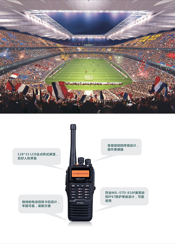 科立讯DP660对讲机