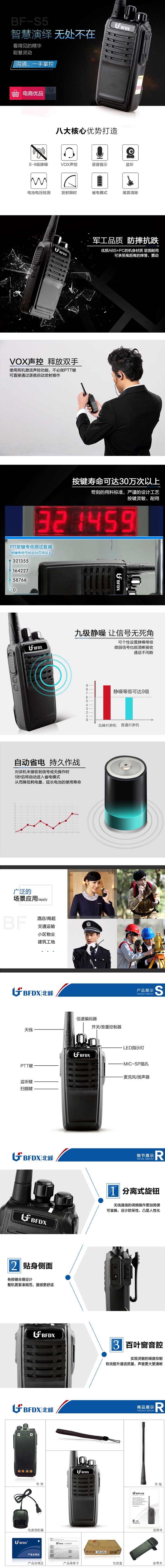 北峰BF-S5无线专业对讲机 北峰BF-S5无线专业对讲机