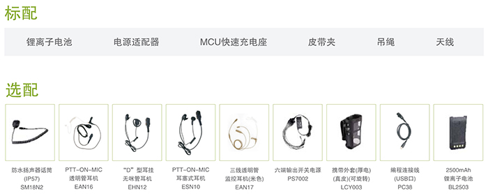 海能达PD700Business对讲机标配