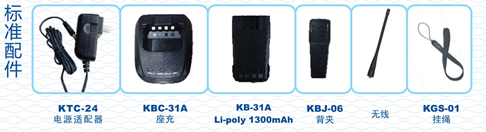 科立讯PT3600对讲机配件